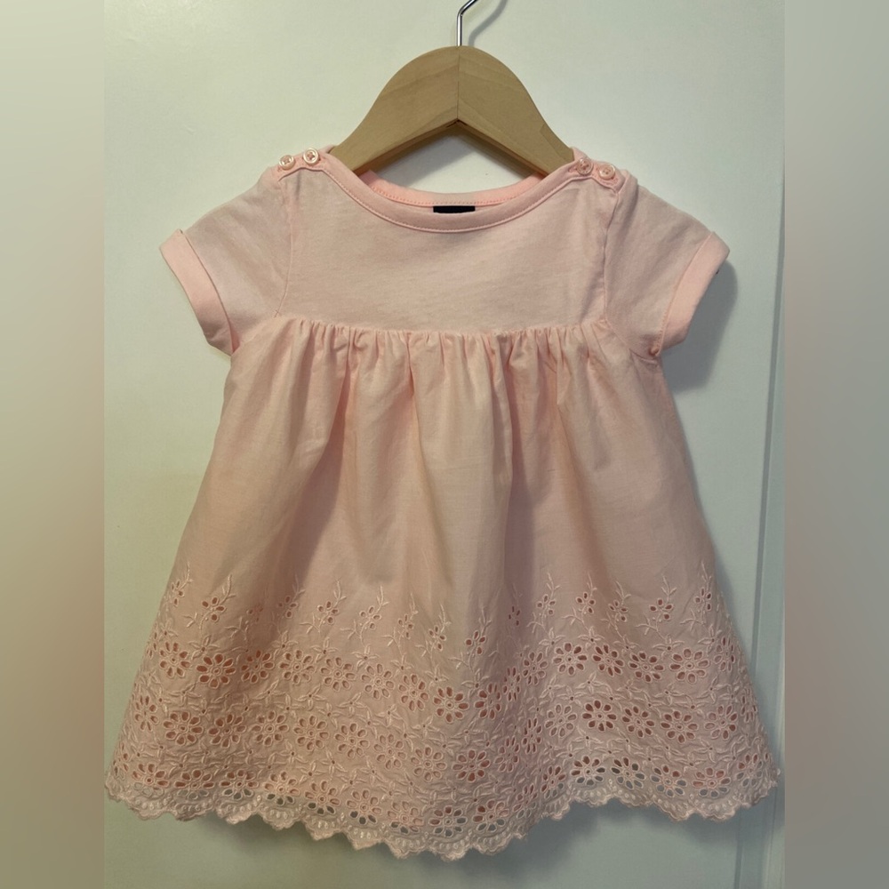 Baby Gap Girls Pink Dress and Diaper Cover 12-18 Months